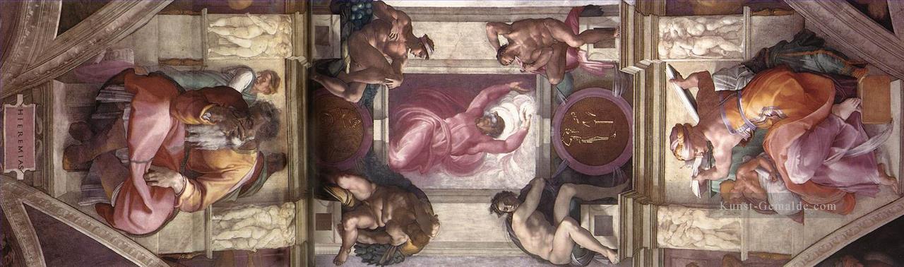 Sixtina bay9 Hochrenaissance Michelangelo Ölgemälde